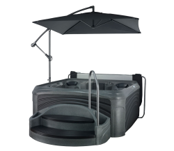 Cabana 2500 in Black Diamond with Black Panels Cabana 2500 in Black Diamond with Black Panels