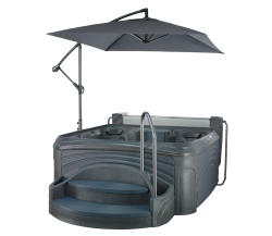 Cabana 2500 in Black Diamond with Grey Panels Cabana 2500 in Black Diamond with Grey Panels