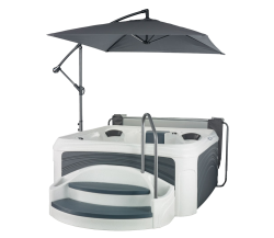 Cabana 2500 in White Diamond with Grey Panels Cabana 2500 in White Diamond with Grey Panels