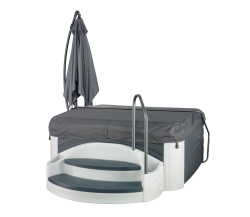 Cabana 2500 in White Diamond with Grey Panels Cabana 2500 in White Diamond with Grey Panels