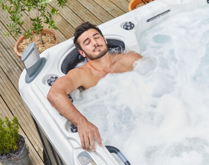 Experience the true meaning of relaxation with a hot tub
